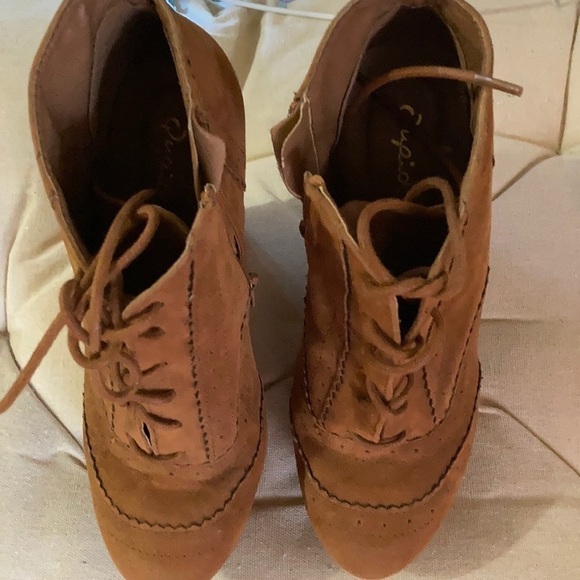 Qupid brown bootie - Picture 2 of 8